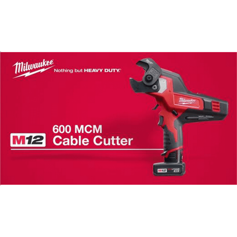 Milwaukee M12 600 Mcm Cable Cutter Kit Walmart