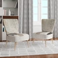 thumbnail image 4 of Designart "French Bird Flea Market" Upholstered Farmhouse Accent Chair - Arm Chair, 4 of 5