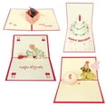 thumbnail image 2 of Wrapables® 3D Pop-Up Greeting Cards for Birthday, Thank you, Anniversary, Wedding, Holidays (Set of 4), Birthday (Birthday Cake, Dog & Cake, Surprise Kitties, Dog & Balloons), 2 of 7