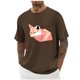thumbnail image 2 of Tops para hombre, blusas y camisas de cuello redondo y manga corta para hombre, blusas casuales de moda con cuello redondo y estampado para hombre, blusas de poliéster para hombre., 2 of 5