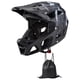 thumbnail image 3 of Casco de ciclismo de cara completa, casco de bicicleta de cara completa, absorción de golpes, transpirable con forro extraíble, casco de bicicleta de Negro, 3 of 8