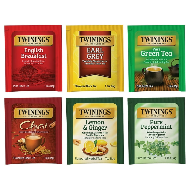 Tea Bags, Assorted, 25/Box Tea Bags, Assorted, 25/Box