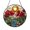Acrylic 3.5 Inch, variant on Poppy Flower Stream Stained Glass Suncatcher for Windows, Elegant Floral Art Hanging
