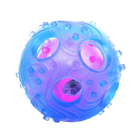 Toy Ball Feeder Justdolife Pet Feeder 2.36'' Hollow Dog Ball Treat Dispensing Dog Toy Interactive Toy for Dogs and Cats ()
