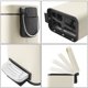 thumbnail image 3 of Cubo de basura M-Aimee de acero inoxidable de 5 litros con tapa de cierre suave, color beige, 3 of 7
