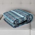 thumbnail image 2 of Couverture Matelassée pour Lit Canapé Sofa, Motif Boho Chic, 60X78 Pouces, 2 of 8