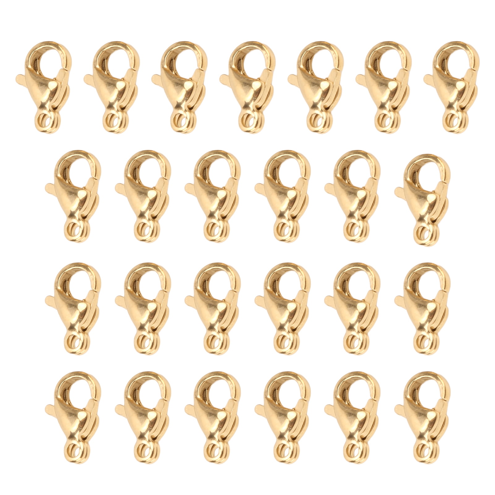 Oubit Lobster Clips,25Pcs Lobster Claw Clasps Lobster Clasp Necklace Clasp Power Packed Performance