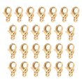 thumbnail image 3 of Lobster Clips, Easy To Open Close Lobster Claw Clasps Sophisticated Craftsmanship Perfect Size  For Necklaces For Bracelets Gold, 3 of 8