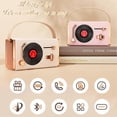 thumbnail image 3 of Bluetooth-compatible Old Fashioned Classic Vinyl Record Player Style Retro Wireless Speaker, 3 of 5