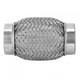 thumbnail image 1 of Tubo de escape, 1,5 x 4 pulgadas, accesorios de acero inoxidable para automóvil, tubo de escape flexible, meticulosamente diseñado, 1 of 7
