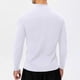 thumbnail image 4 of pstuiky camisas de hombre de manga larga, Traje de entrenamiento deportivo de invierno para hombre, de manga larga, secado rápido, con media cremallera, sudadera ajustada Tops casuales para hombres s, 4 of 5
