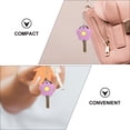 thumbnail image 3 of Shisuyan 6pcs Silicone Flower Key Covers Key Caps Key Covering Caps Key Protectors, 3 of 9
