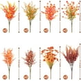 thumbnail image 2 of Artificial Fall Flowers, 16pcs UV Resistant Fall Fake Flowers, Faux Plastic Fall Flowers for Decoration Home Kitchen Garden Wedding Party Decor, 2 of 5