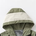 thumbnail image 5 of XQYLOS Toddler Boys Girls Lightweight Waterproof Rain Jacket with Multiple Zipper Pockets, Windproof Windbreaker Raincoat for Outdoor Activities, Plain Design Outwear for All Weather, 5 of 9