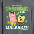 thumbnail image 3 of SpongeBob SquarePants - Prone To Shenanigans And Malarkey - Men's Long Sleeve T-Shirt, 3 of 6