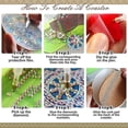 thumbnail image 2 of 8PcsDiamondPaintingCoastersWithHolder,DiyMandalaCoastersDiamondPaintingKitsForBeginnersAdults, 2 of 5