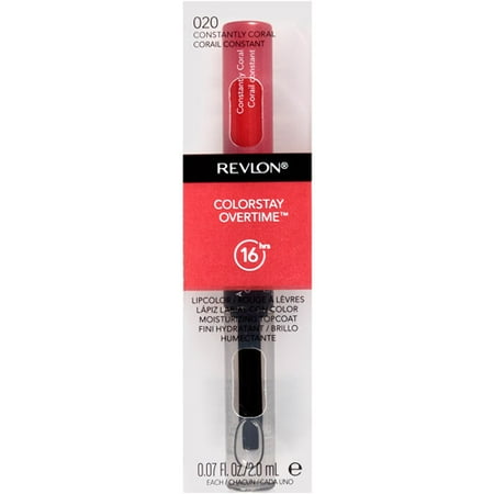 Revlon ColorStay Overtime Lipcolor, 20 Constantly Coral, .07 fl oz