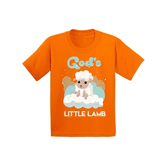 Awkward Styles God's Little Lamb Youth Shirt Birthday Gifts for God Lover Kids Religious Tshirt Cute God Shirts for Boys Cute God Shirts for Girls Christian Gifts for Kids Religious Holiday