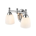 thumbnail image 2 of 4422-CH Millennium Lighting 2 Light Bath Vanity-8 Inch Tall and 13 Inch Wide-Chrome Finish, 2 of 4