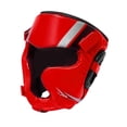 thumbnail image 4 of Cubierta de la cara de casco de entrenamiento acolchado de boxeo para Sanda Muay Thai Karate M rojo, 4 of 8
