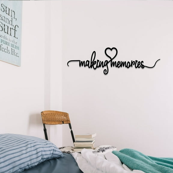 Craftnamesign Making Memories Metal Art, Bedroom Wall Decor, Bedroom Wall Sign