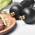 thumbnail image 2 of Salt and Pepper Grinder Wooden Pepper Mill Grinder Salt Pepper Shakers Set of 2 with Adjustable Ceramic Rotor- 7 Inch, 2 of 8