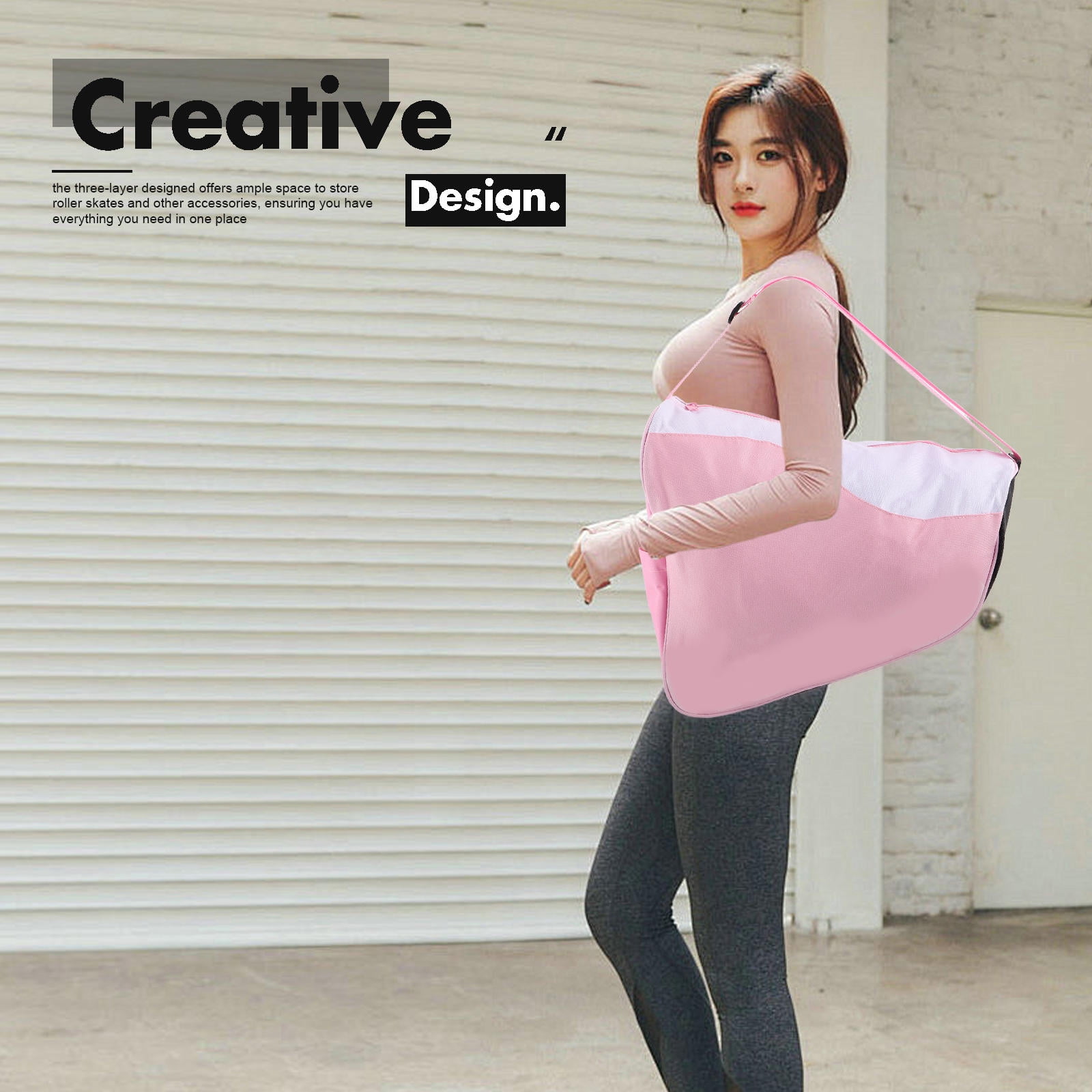 AURARMLET Roller Skate Organizer Bag with Wear-Resistant Material for Sports, Outdoor Activities, and Easy Storage