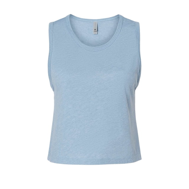 Next Level Apparel - Camiseta Sin Mangas para Mujer (Vaquero Lavado a Piedra)