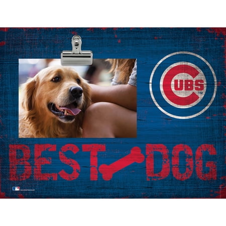 Chicago Cubs 10.5 x 8 Best Dog Clip Photo Frame
