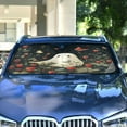 thumbnail image 4 of Yayeee Car Windshield Sun Shade Universal Fit Front Visor Protector, Happy Ghost, 4 of 8