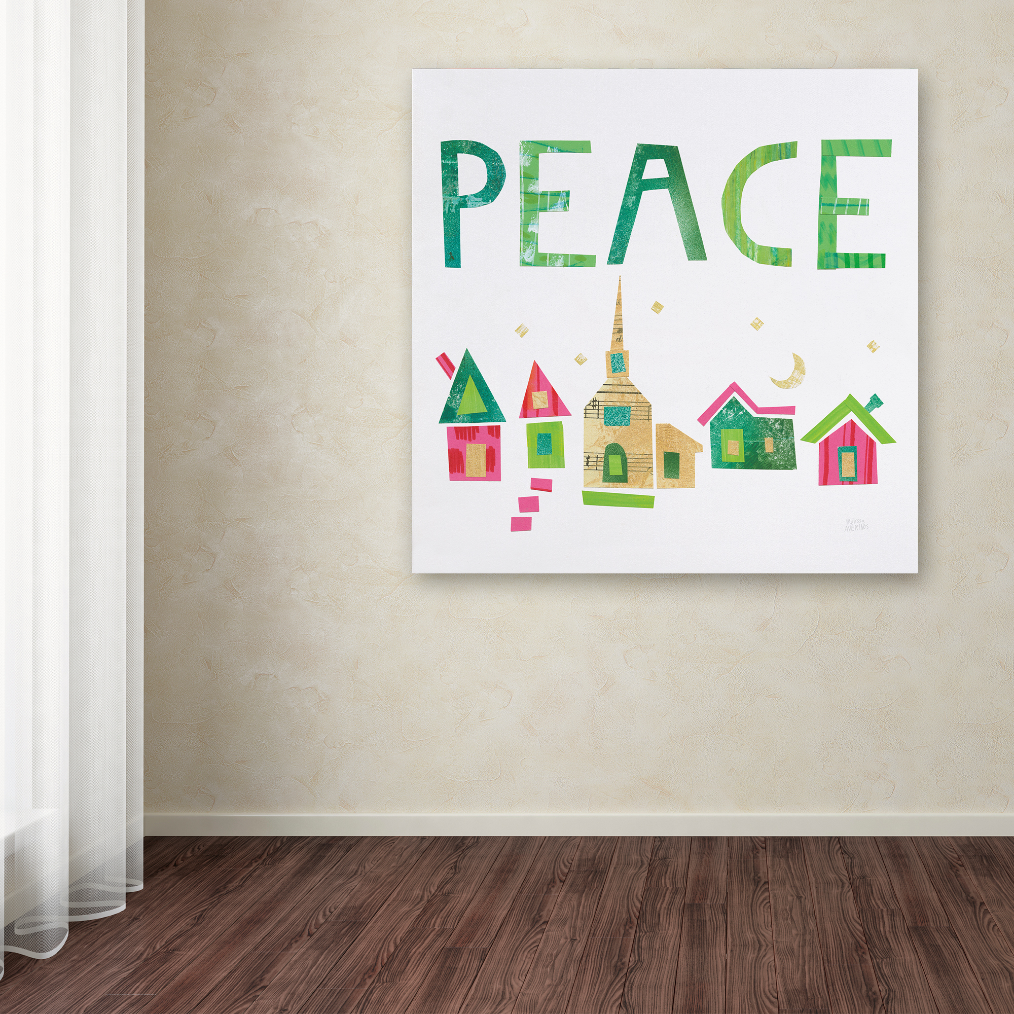 Trademark Fine Art 'Christmas Collage IV' Canvas Art by Melissa Averinos