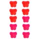 thumbnail image 1 of 10 mini moldes reutilizables de silicona para hornear en cocina de silicona, lavables en lavavajillas., 1 of 5