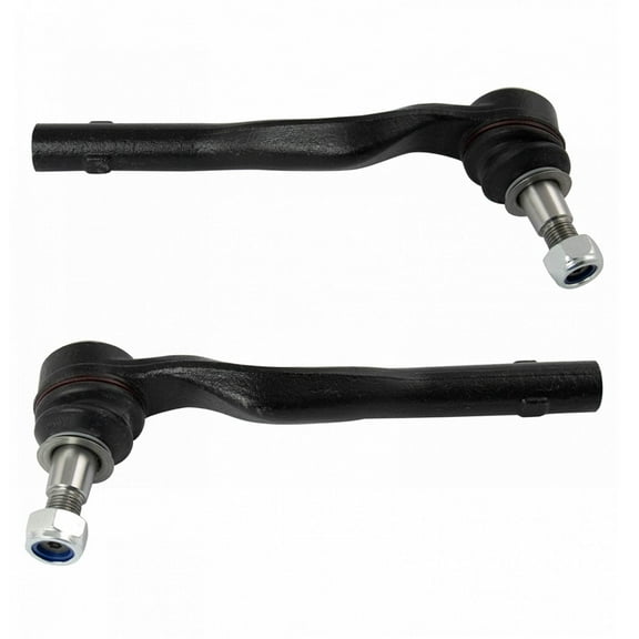 TRQ Front Outer Tie Rod Set Fits Select 2010-2011 Mercedes-Benz E350 E550