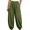 Army Green, variant on Cuffed Jogger Pants for Women Baggy Harem Trousers Elastic Waist Casual Pant with Side Pocket Soft Breathable Long Trouser Solid Loose Lightweight Loungewear Bottoms