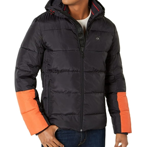 Calvin Klein Mens Altheisure Gift Puffer Jacket, Black, XX-Large