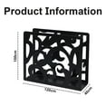 thumbnail image 2 of Standing Modern Napkin Holder For Table, Upright Square Metal Napkin Holder, 2 of 5