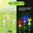 thumbnail image 4 of Decoración de césped impermeable, decoraciones de ángeles con LED que cambian de color, luz de estaca de jardín con energía solar, adorno para exteriores, iluminación automática para regalo, 4 of 7