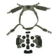 thumbnail image 4 of Sistema de revestimiento de casco Almohadilla de esponja interna Sistema de suspensión de dial de casco ajustable Correa para la barbilla para rápido para MICH para casco Wendy Verde, 4 of 12