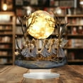 thumbnail image 7 of JilgTeok 1 Packs Angel Moon Night Light Statues Desktop Ornaments Standing Signs Table Decorations Angel Moon Light Lamp Sculpture for Bookshelf Bedroom Home Office, 7 of 7