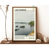 Lake Superior Print, Lake Superior Art, Lake Superior Poster, Lake Superior Photo, Lake Superior Poster Print, Great Lakes Poster Wall Art, Modern Wall Decor, 16x24 UNFRAMED