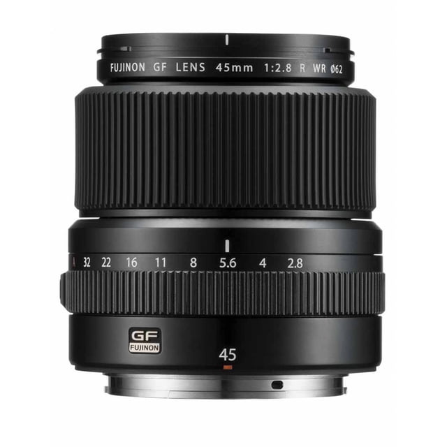 Lente Fujinon GF45mm F2.8 R WR Fujifilm Negro
