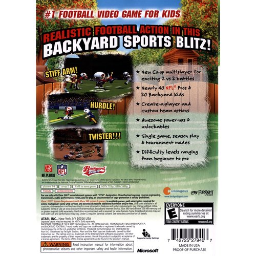 Backyard Football 2010 Xbox 360 Walmart Com