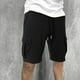 thumbnail image 3 of Pantalones Cortos de Carga de los Hombres con Cordón Sólido Cintura Deportivo Pantalones Cortos de Gimnasio con Bolsillos, Desgaste Casual de Toda la Temporada, 3 of 6