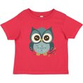 thumbnail image 3 of Inktastic Blue Owl on Tree Branch Boys or Girls Toddler T-Shirt, 3 of 5