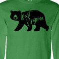 thumbnail image 4 of Inktastic West Virginia Black Bear Silhouette Long Sleeve T-Shirt, 4 of 5