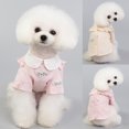 thumbnail image 5 of SPRING PARK Cute Dog Shirts Vest Summer Lace Two-Legged T-Shirt Puppy Cat Coat Pet Clothes, 5 of 7