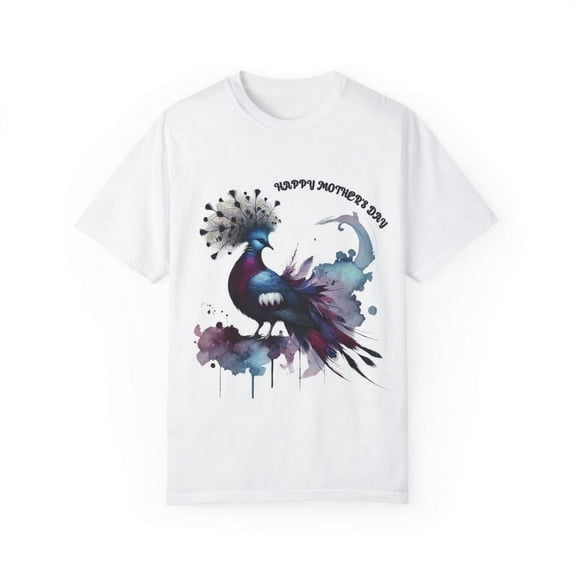 Happy Mother's Day Peacock T-Shirt, Perfect Gift for Mom, Birthday, Family Gatherings, Casual Wear
