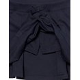 thumbnail image 2 of French Toast Girls' Pull-On Kick Pleat Performance Scooter, Navy, 8, 2 of 3