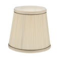 thumbnail image 1 of Beige Cloth Lampshade with Durable Metal Support for Decoration Protects from Dust and Insects 1 Pc, 1 of 5
