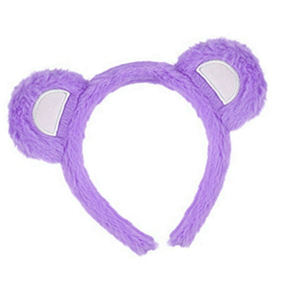 Yauxim Headband Furry Bear Ear Headband With Adjustable Design For Kids And Women Soft Plush Hair Accessory For Daily Use Or Parties